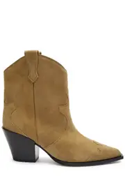 Aeyde Albi 75 Suede Cowboy Boots - Camel - 38 (IT38/ UK5) 38 (IT38/ UK5)
