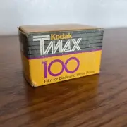 Kodak TMAX 100 35mm Black & White Film Expired 1997 Vintage TMX 135-24 NOS