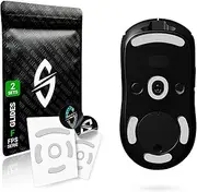 FPS Glides for Logitech G PRO Wireless Gaming Mouse (Pack of 2) Replacement Mouse Feet, Skates - Flat Pressed Surface, Self-Adhesive, PTFE, Accessories, Upgrade Kit