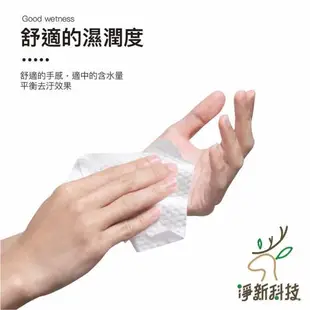 【 淨新】加厚純水柔濕巾 10抽【100入】 抽取式隨身包 純水濕紙巾