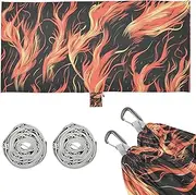 Fire Camping Hammocks Cloth Hammock for Indoor Outdoor Patio