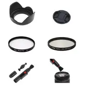 SA1 37mm Camera Bundle Lens Hood Cap UV CPL Filter Pen Kit For Panasonic Camera