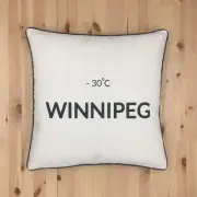 Winnipeg With Feather Insert Pillow
