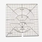 QuiltMaster 4pc Boomerang & Circle Ruler Set
