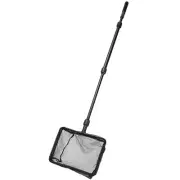 fine fish net POPETPOP Extendable fish tank net handle Plastic Pole