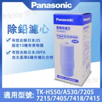 在飛比找遠傳friDay購物精選優惠-Panasonic 國際牌 除鉛濾心 適TK-HS50/AS