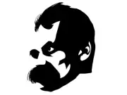 FRIEDRICH NIETZSCHE SILHOUETTE Vinyl Decal Car Wall Sticker CHOOSE SIZE COLOR