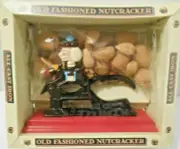 Collectible Old Fashioned Cast Iron Nutcracker Soldier Wood Base