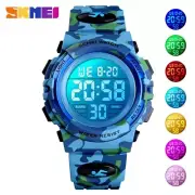 SKMEI 1548 Military Kids Sport Watches 50M Waterproof Electronic Wristwatch Stop