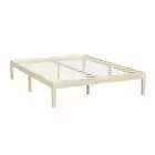 Bed Frame Queen Size Wooden Base Mattress Platform Timber Pine BRUNO