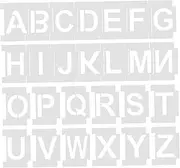 26pcs English Letters Templates DIY Hollow Out Stencils for Drawing Useful Painting Templates for Crafts Wall Decor and Early Education