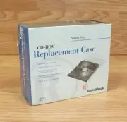 Vintage Radio Shack (26-381) CD Rom Replacement Case Sliding Tray Pack of 5