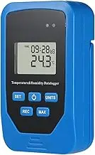 Labymos Mini USB Humidity Temperature Data Logger RH Temp Datalogger Humiture Meter with Heat Index and Dew Point Test 80,000 Record Capacity