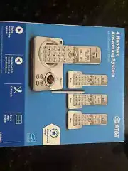 AT&T 4 Handset Cordless Phone Answering System EL52429 Extra Large Display NEW