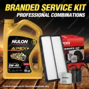 Oil Air Fuel Filter 5L APX5W40 Oil Service Kit for Subaru Forester SF5 2L 99-00