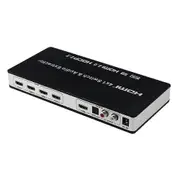 4x1 UHD 4K 3D HDMI 2.0 ARC Toslink + RCA HDMI Switch and audio divider
