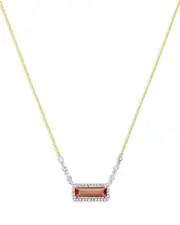 Meira T 14K White & Yellow Gold Tourmaline & Diamond Pendant Necklace, 18