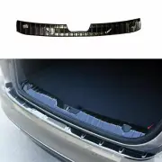 For Jaguar XF 2021-2022 Black Titanium Inner Rear Bumper Sill Plate Protector