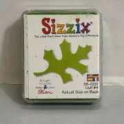 Sizzix Original Small Green Die Leaf #4 #38-0221 By Provo Craft Ellison