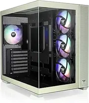Thermaltake View 380 TG ARGB Matcha Green ATX Case; 4x120mm ARGB Fans Included; Supports Hidden-Connector Motherboard; Front & Side Dual Tempered Glass Panel; CA-1Z2-00MEWN-AZ; 3 Year Warranty