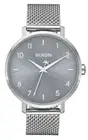 Nixon Arrow Milanese Watch, Silver Mesh Strap, 38mm, A1238 1920, New In Box