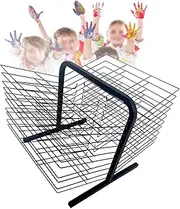 Art Drying Rack,Classroom Drying Rack,Metal Art Work Storage Display Rack,Space Saving Rack for Suitable for Drying Oil Paintings at Home and Art School(20 Shelves)