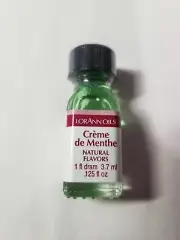 LorAnn Oils .125 fl oz Super Strength Flavoring Candy Flavor Creme de Menthe