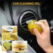 Car Interior Detailing Magic Cleaning Gel Slime Dust Cleaner Yellow LEMON US.