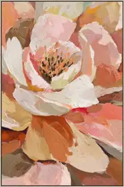 Catalina Flower Framed Canvas 60x90cm