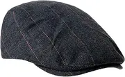 [WITHMOONS] Wool Blend Flat Cap Classic Herringbone Ivy Gatsby Hat YZ30100