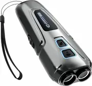Dog Barking Control Devices Rechargeable Dual Sensor Anti Barking Device with Training/Deterrent Modes with Flashlight 35 FT