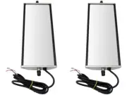 TRQ 19JW35F Door Mirror Set Fits 1994-2018 Isuzu NQR (for: Isuzu)