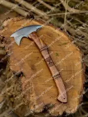 HIGH CARBON STEEL CUSTOM HANDMADE TOMAHAWK AXE HAND FORGED CAMPING HATCHET AXE