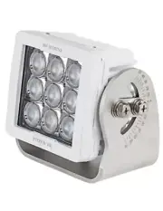 Marine LED Work Light - 9 LED - 60 Degree Beam - Black Tips - Wide Flood Beam