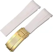 [EKSIL] Rubber Silicone Watchband 20mm 21mm For Rolex submariner daytona DEEPSEA Oysterflex Watches Band GMT bracelet watch