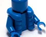 Lego - Minifigure Utensil - Blue, Quilted Puffer, Vest