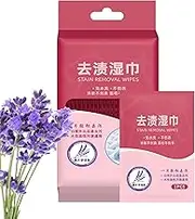 Stain Wipes,No-wash Stain Remover Wipes | Portable Individually Wrapped Fabric Cleaner Towel for Clothes Shoes Carpets Home Hotel Gym
