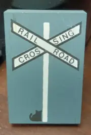 CATS MEOW RAILROAD CROSSING NEW