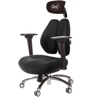 GXG 雙軸枕 DUO KING 記憶棉工學椅(鋁腳/3D升降扶手) TW-3608 LUA9