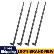 4x 9dBi RP-SMA Dual Band 2.4GHz 5GHz High Gain WiFi Wireless Omni Antennas New