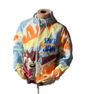 Members Only x Looney Tunes Windbreaker Jacket Space Jam Tune Squad Size Large