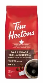 Tim Hortons Coffee Dark Roast 300g/ 10.6oz From Canada -FRESH & DELICIOUS
