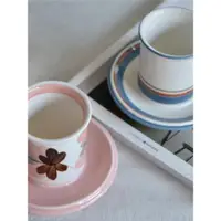 在飛比找ETMall東森購物網優惠-原子集市｜北歐風格咖啡杯碟 手繪陶瓷咖啡杯碟