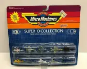 1988 Micro Machines SUPER 10 COLLECTION with ALL JETS no. 6412 ** Super Rare!!!