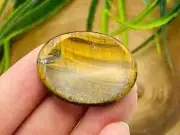 Tiger Eye Worry Stone, Tiger Eye Crystal Stone, Pocket Worry Stone, Metaphysical