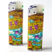 Ed Hardy LED Skull Crown Refillable Electronic Tattoo Lighter
