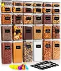 Feshory 30 Pack Airtight Food Storage Container Set -Pantry Storage Containers O