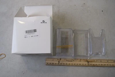 10ct Zonon Acrylic Plate Stands Plastic Display Holders Picture Holders Clear