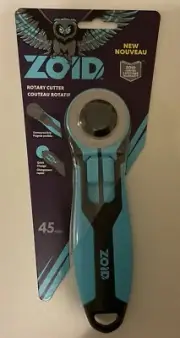NEW Rotary Cutter ZOID Tools 45mm W Soft Touch Handle Quilting Sewing In Package