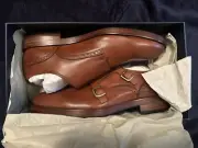Cole Haan Harrison Grand Double Monk Strap Shoes – British Tan – Size 8.5 M
